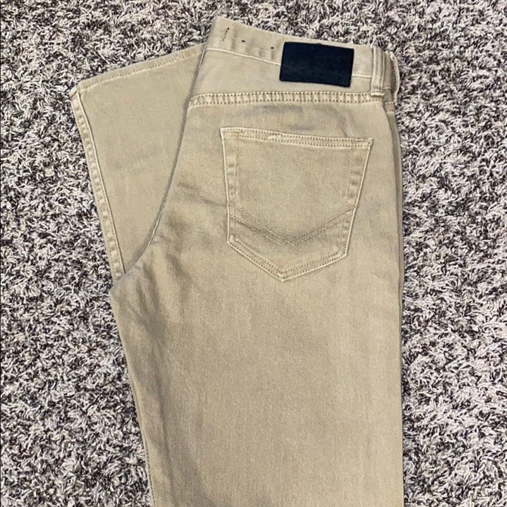 Bullhead slim straight beige denim pants